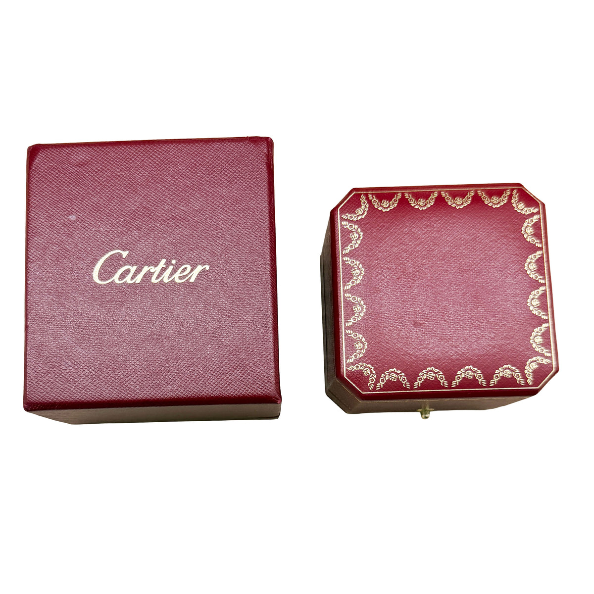 Cartier 0.33 ct Round Brilliant Diamond 1895 Engagement Ring box