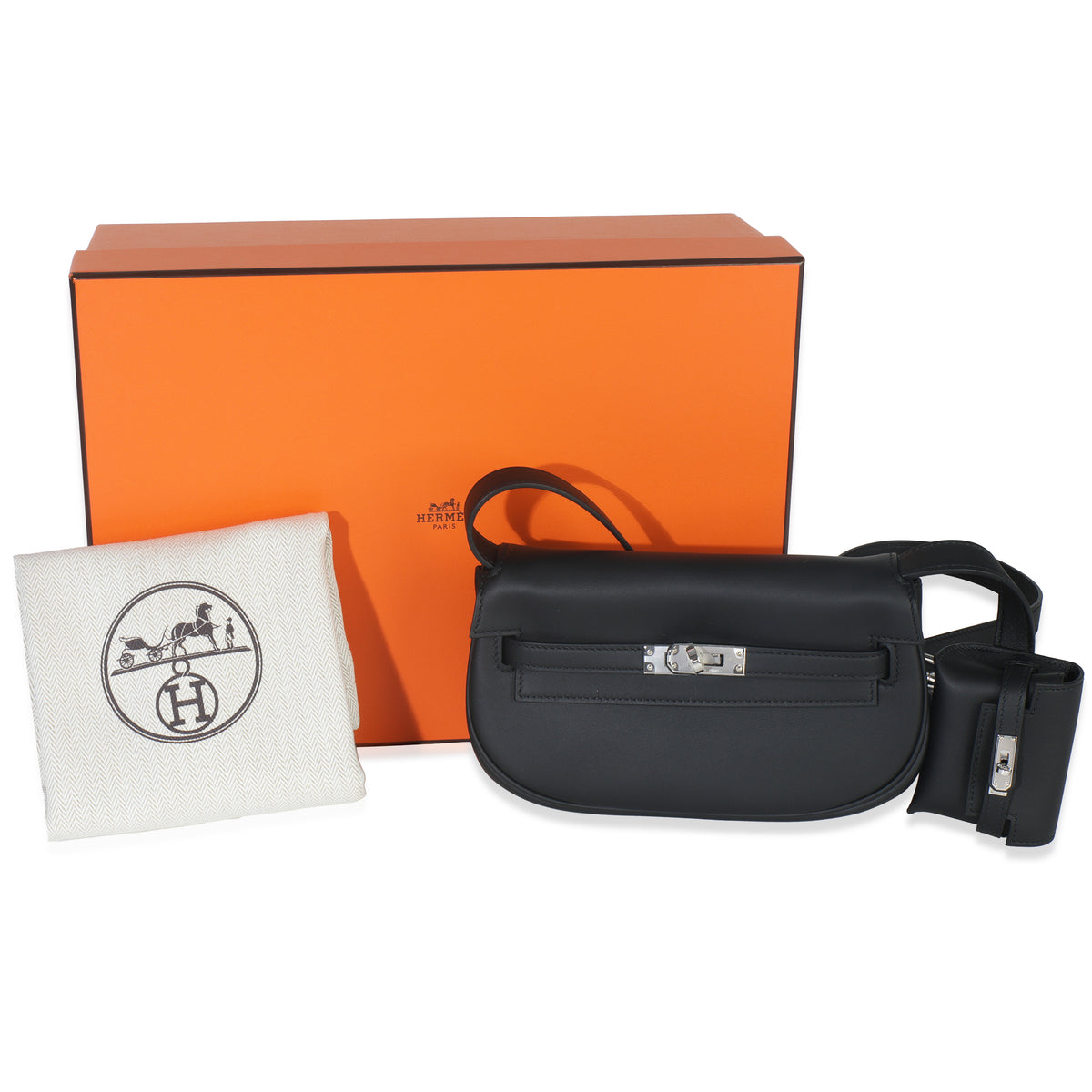 Hermès Black Swift Kelly Moove PHW Handbag ad3