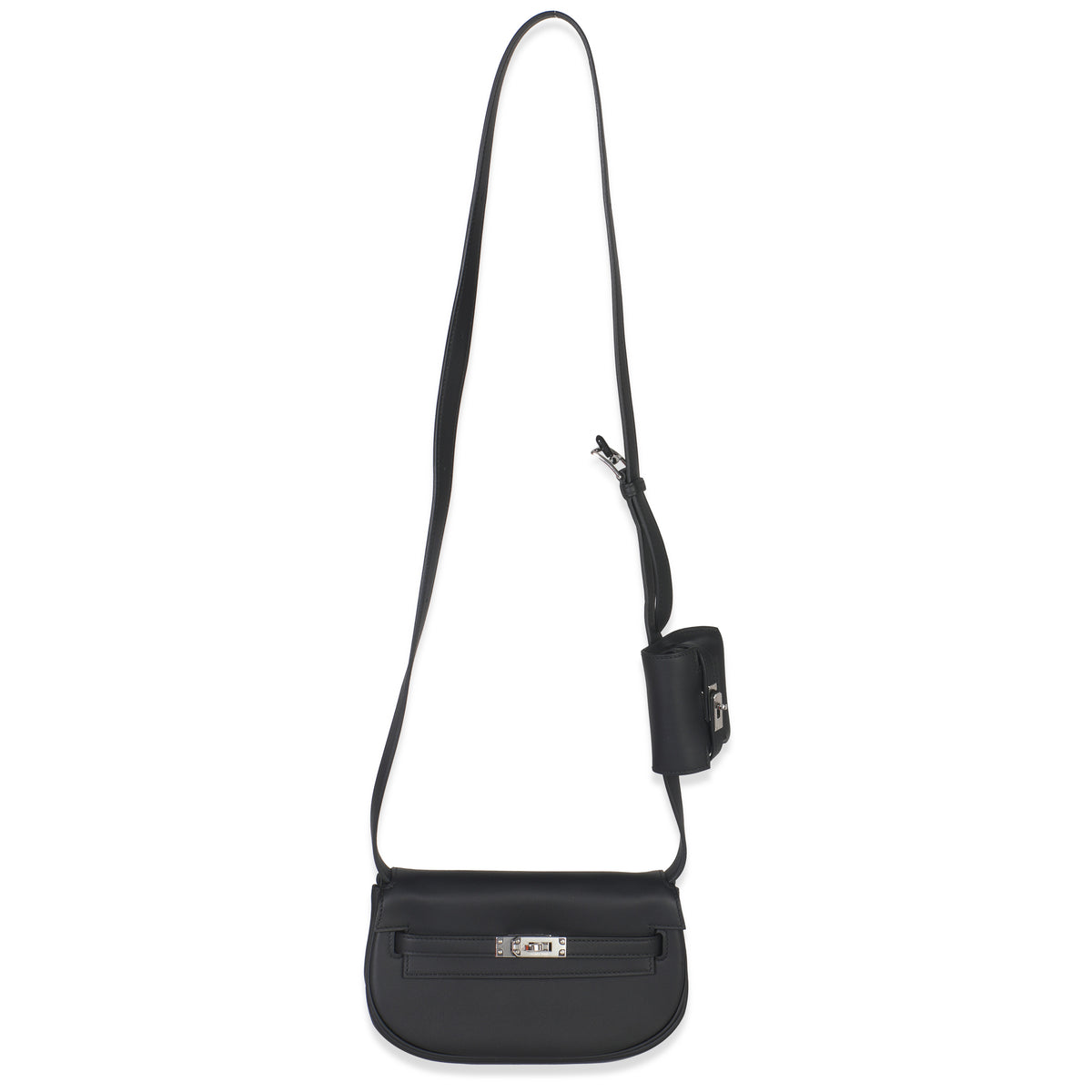 Hermès Black Swift Kelly Moove PHW Handbag av