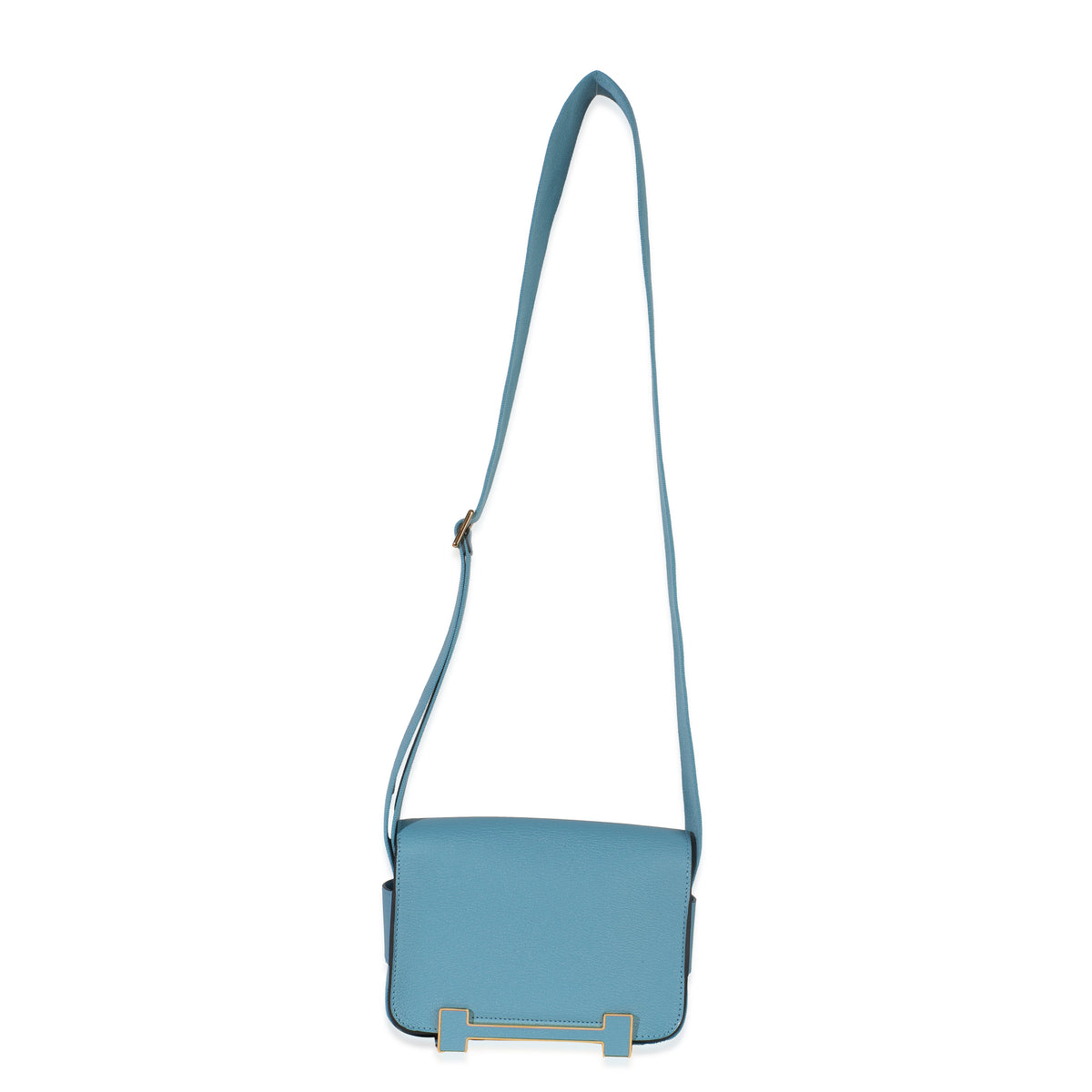 Hermès Bleu Jean Chevre Mysore Geta GHW Handbag ad1