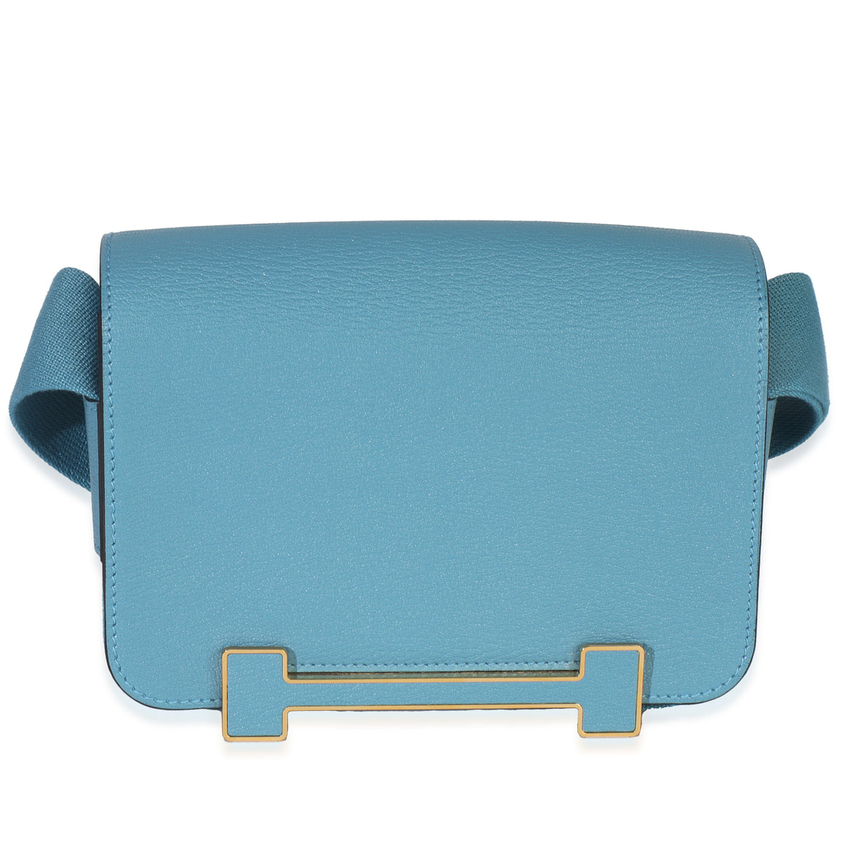 Hermès Bleu Jean Chevre Mysore Geta GHW Handbag fv