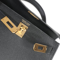 Hermès Black Epsom Sellier Mini Kelly II 20 GHW Handbag ad1