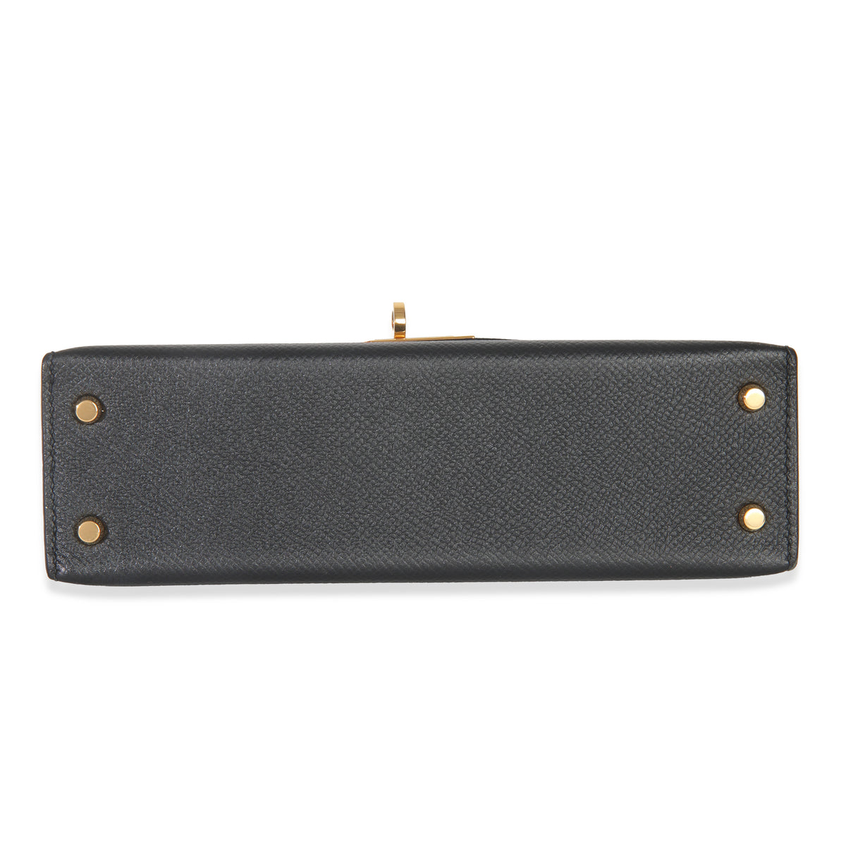 Hermès Black Epsom Sellier Mini Kelly II 20 GHW Handbag box