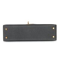 Hermès Black Epsom Sellier Mini Kelly II 20 GHW Handbag box