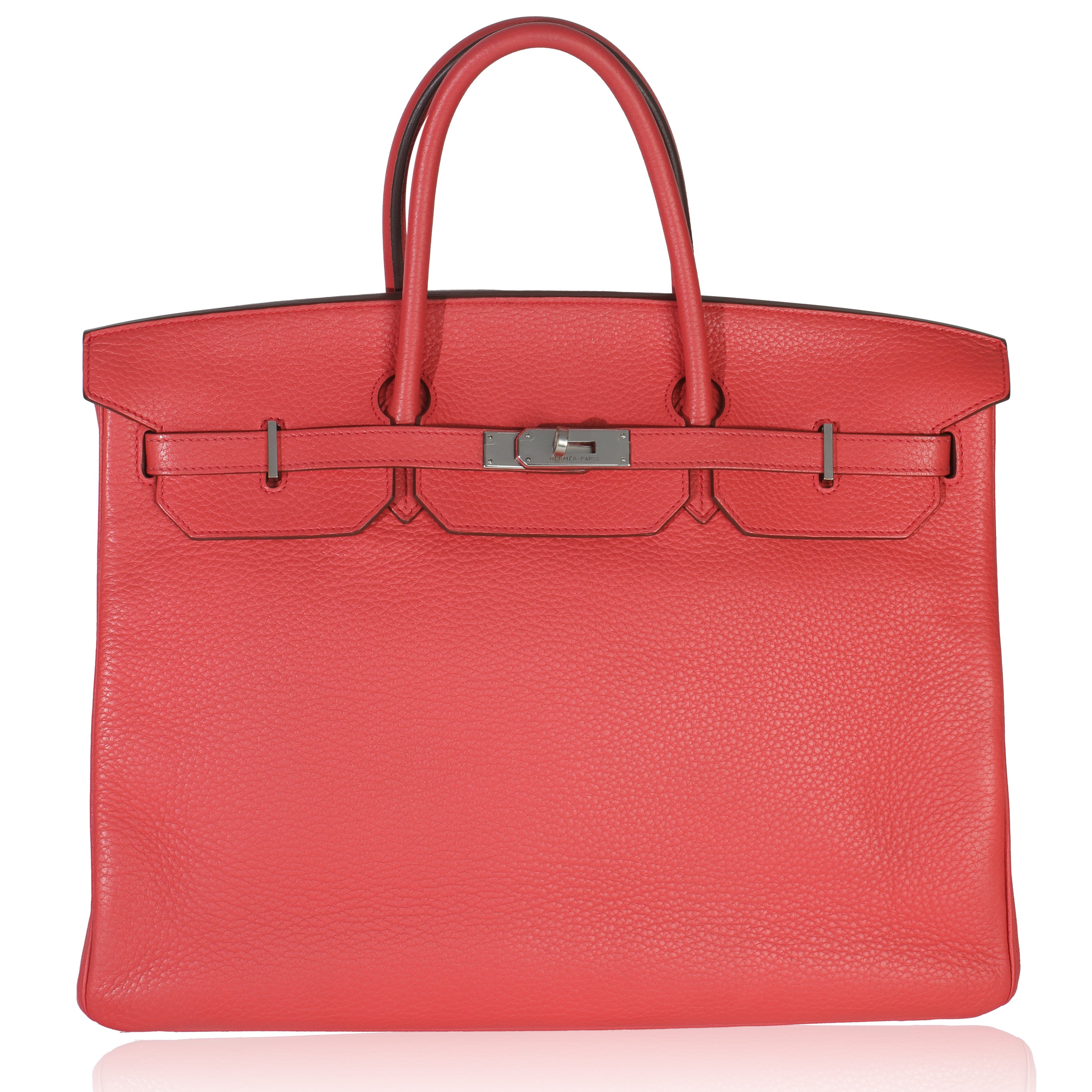 Hermès Bougainvillea Togo Birkin 40 PHW Handbag fv