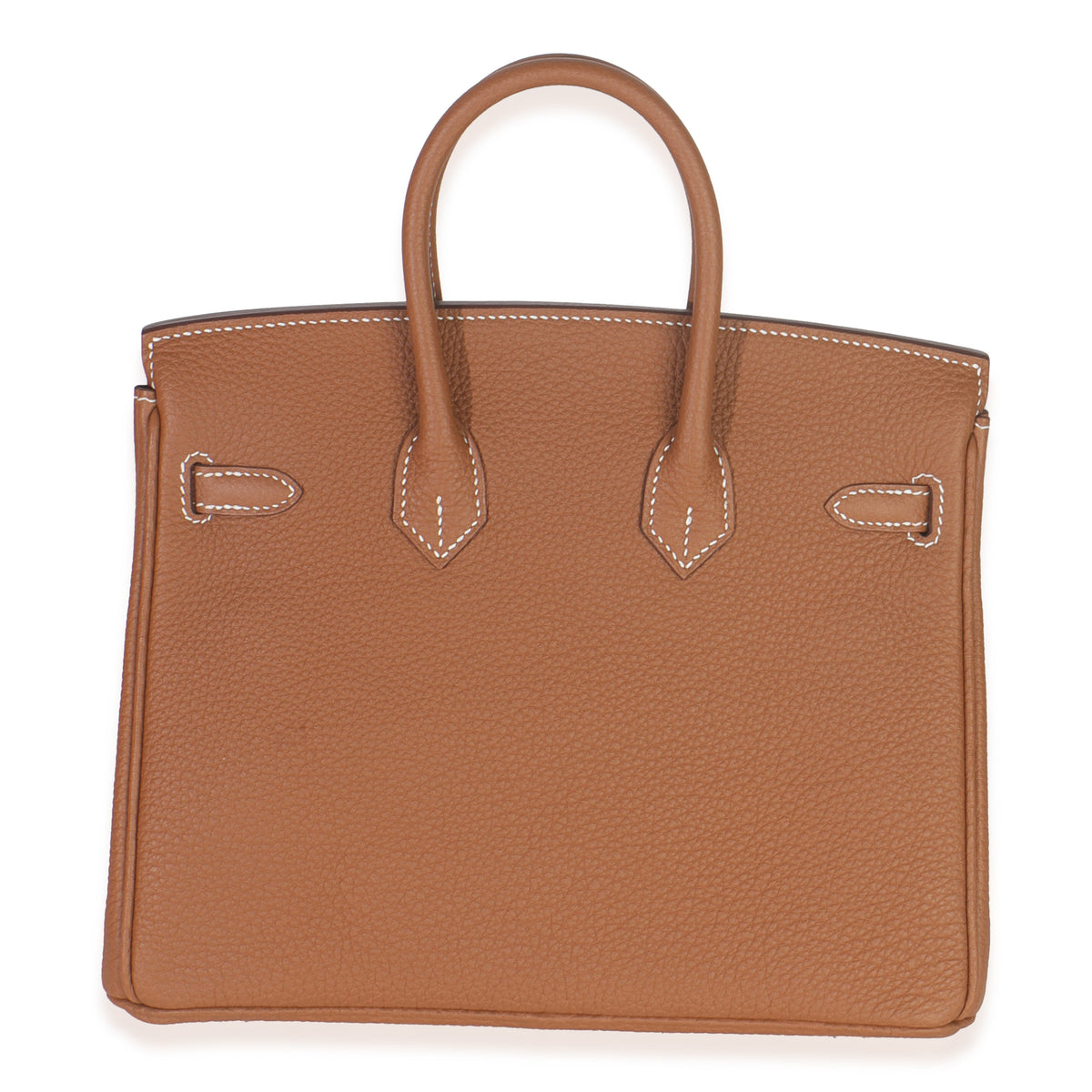 Hermès Gold Togo Birkin 25 PHW Handbag stamp