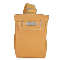 Hermès Naturel Sable Togo Hac A Dos PM PHW Handbag fv