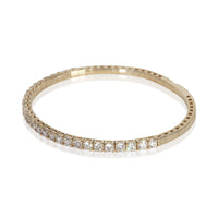 myGemma Yellow Gold Diamond Flexible Bangle Bracelet sv
