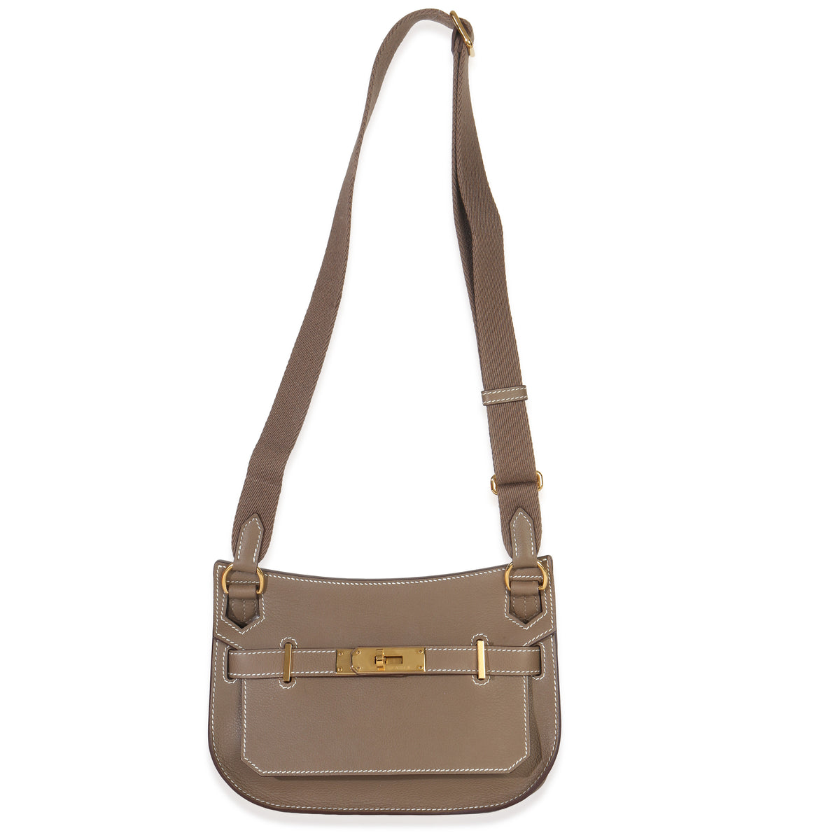 Hermès Etoupe Evercolor Mini Jypsiere GHW Handbag ad1