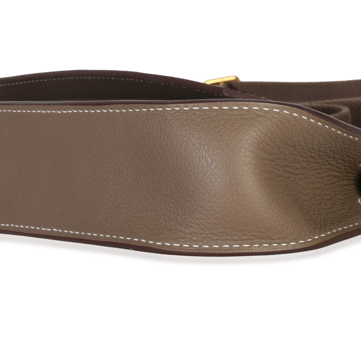 Hermès Etoupe Evercolor Mini Jypsiere GHW Handbag clasp