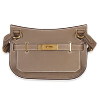 Hermès Etoupe Evercolor Mini Jypsiere GHW Handbag sv