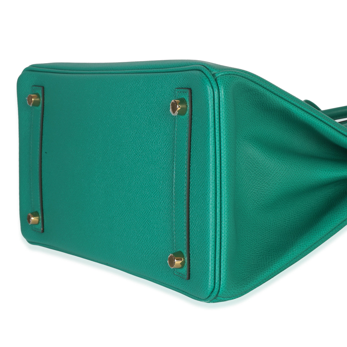 Hermès Vert Jade Epsom Birkin 30 GHW Handbag box