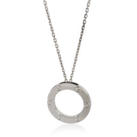Cartier White Gold  Love Necklace bv