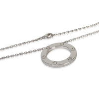 Cartier White Gold  Love Necklace pv
