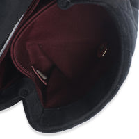 Chanel Black Quilted Velvet Crystal Extra Mini Coco Handle Flap Bag Handbag ad2