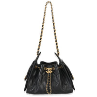 Chanel 26P Black Quilted Caviar Mini  25 Hobo Handbag Handbag av