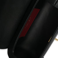 Chanel 26P Black Grained Shiny Calfskin Small Bowling Bag Handbag av