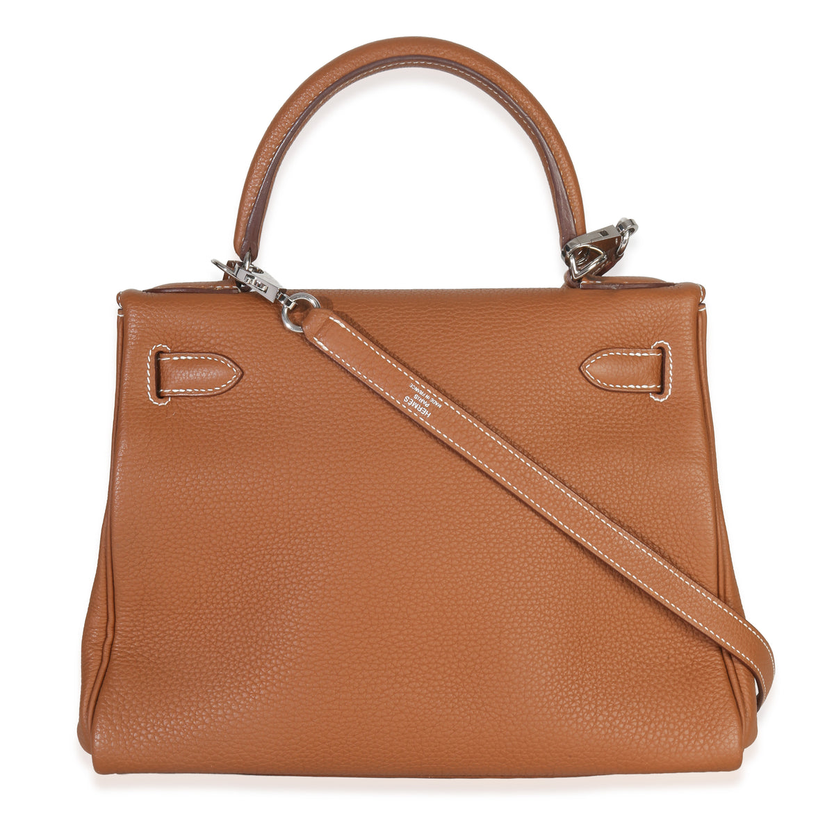 Hermès Gold Togo Retourne Kelly 28 GHW Handbag bv