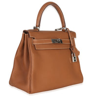 Hermès Gold Togo Retourne Kelly 28 GHW Handbag pv