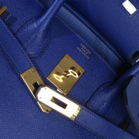 Hermès Bleu Electrique Epsom Birkin 30 GHW Handbag av