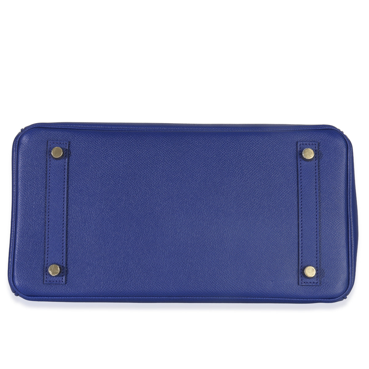 Hermès Bleu Electrique Epsom Birkin 30 GHW Handbag stamp