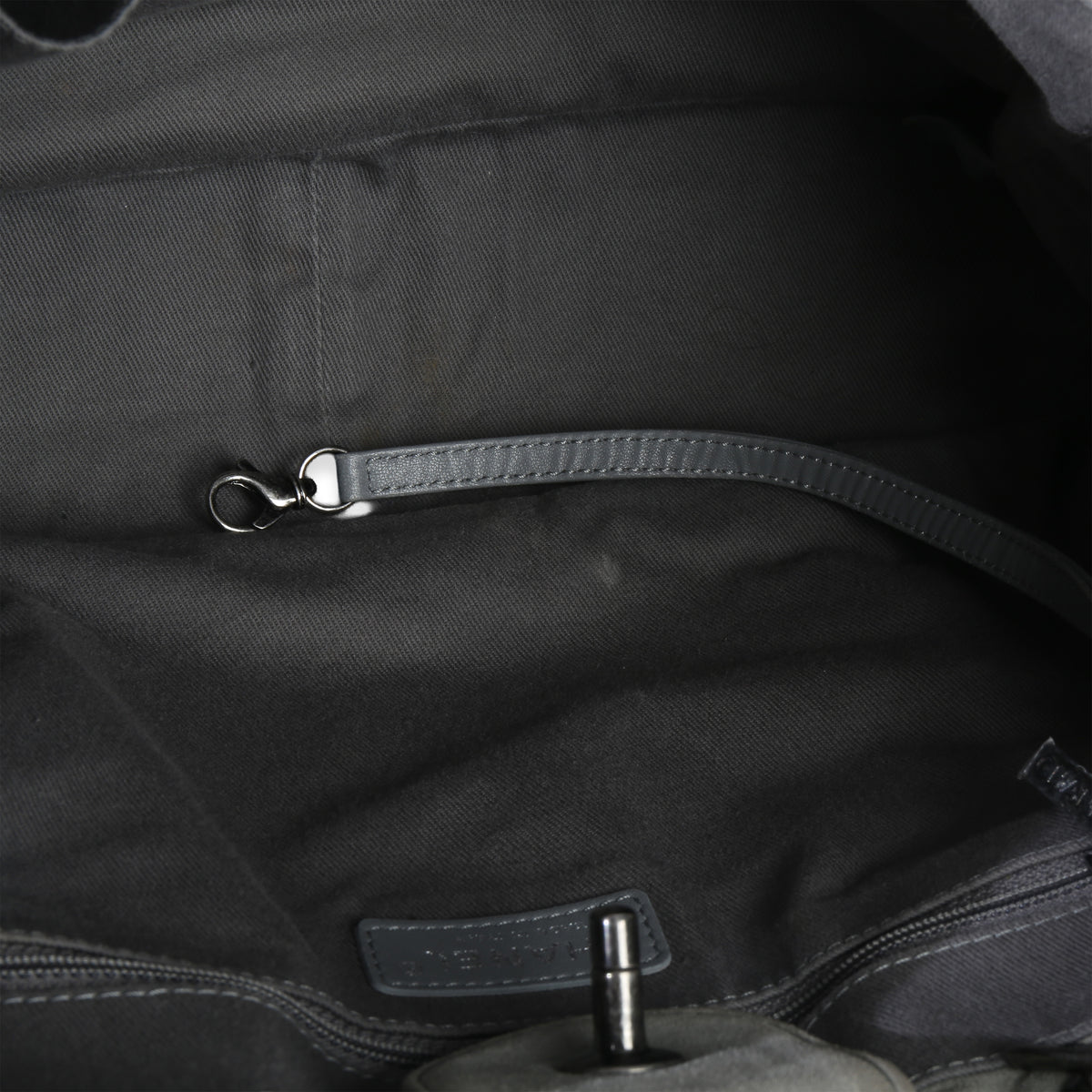 Chanel Grey Quilted Suede Wild Stitch Jumbo CC Tote Handbag av