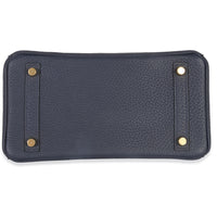 Hermès Bleu Nuit Togo Birkin 25 GHW Handbag stamp