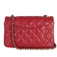 Chanel Dark Pink Quilted Lambskin Mini Rectangle Flap Bag Handbag bv
