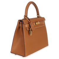 Hermès Gold Epsom Sellier Kelly 25 GHW Handbag bv
