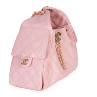 Chanel Pink Quilted Caviar Small  25 Hobo Handbag Handbag pv