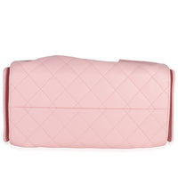 Chanel Pink Quilted Caviar Small  25 Hobo Handbag Handbag stamp