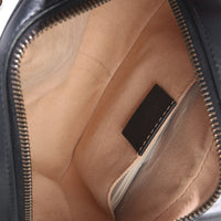 Gucci Black Calfskin Matelasse Mini GG Marmont Chain Shoulder Bag Handbag ad1