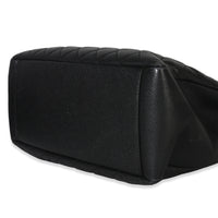 Chanel Black Quilted Caviar Grand Shopper Tote Handbag box