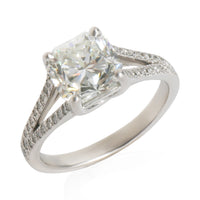 Tiffany & Co. 1.80ct Cut Cornered Mixed Cut Diamond Lucida Engagement Ring bv