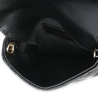 Chanel White Black Quilted Lambskin Small Side Packs Flap Bag Handbag ad3