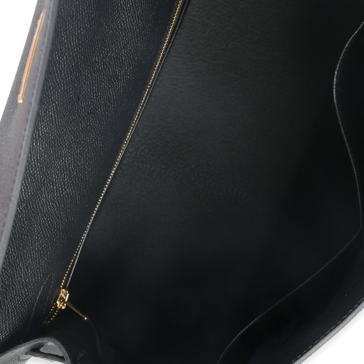 Hermès Black Epsom Kelly Sellier 28 GHW Handbag ad3