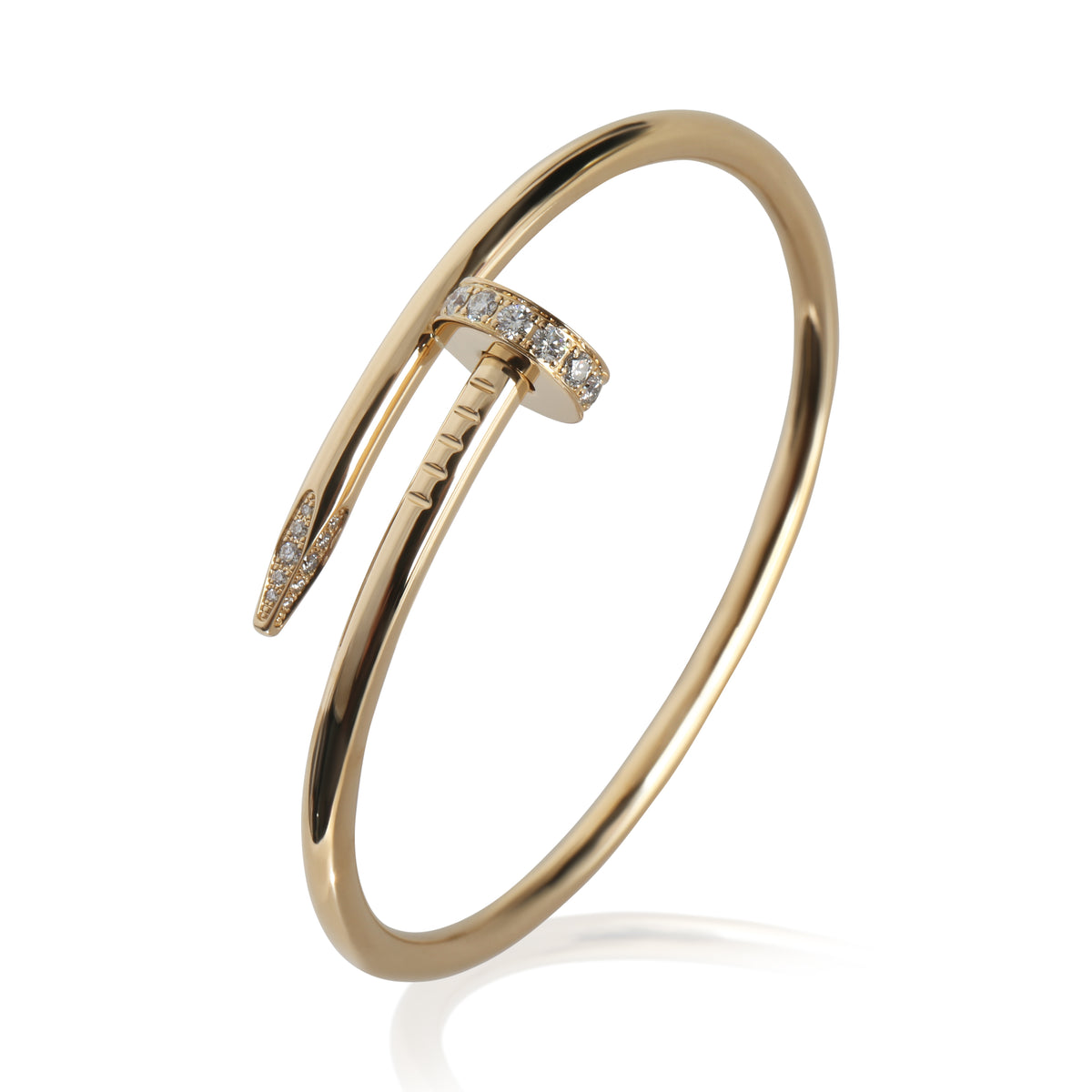 Cartier Yellow Gold Diamond Juste Un Clou Bracelet av