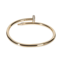 Cartier Yellow Gold Diamond Juste Un Clou Bracelet bv
