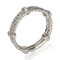 David Yurman Platinum Diamond Band av
