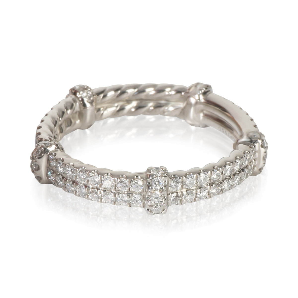 David Yurman Platinum Diamond Band sv