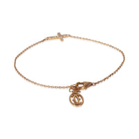 Cartier Rose Gold Diamond Symbols Cross Bracelet pv