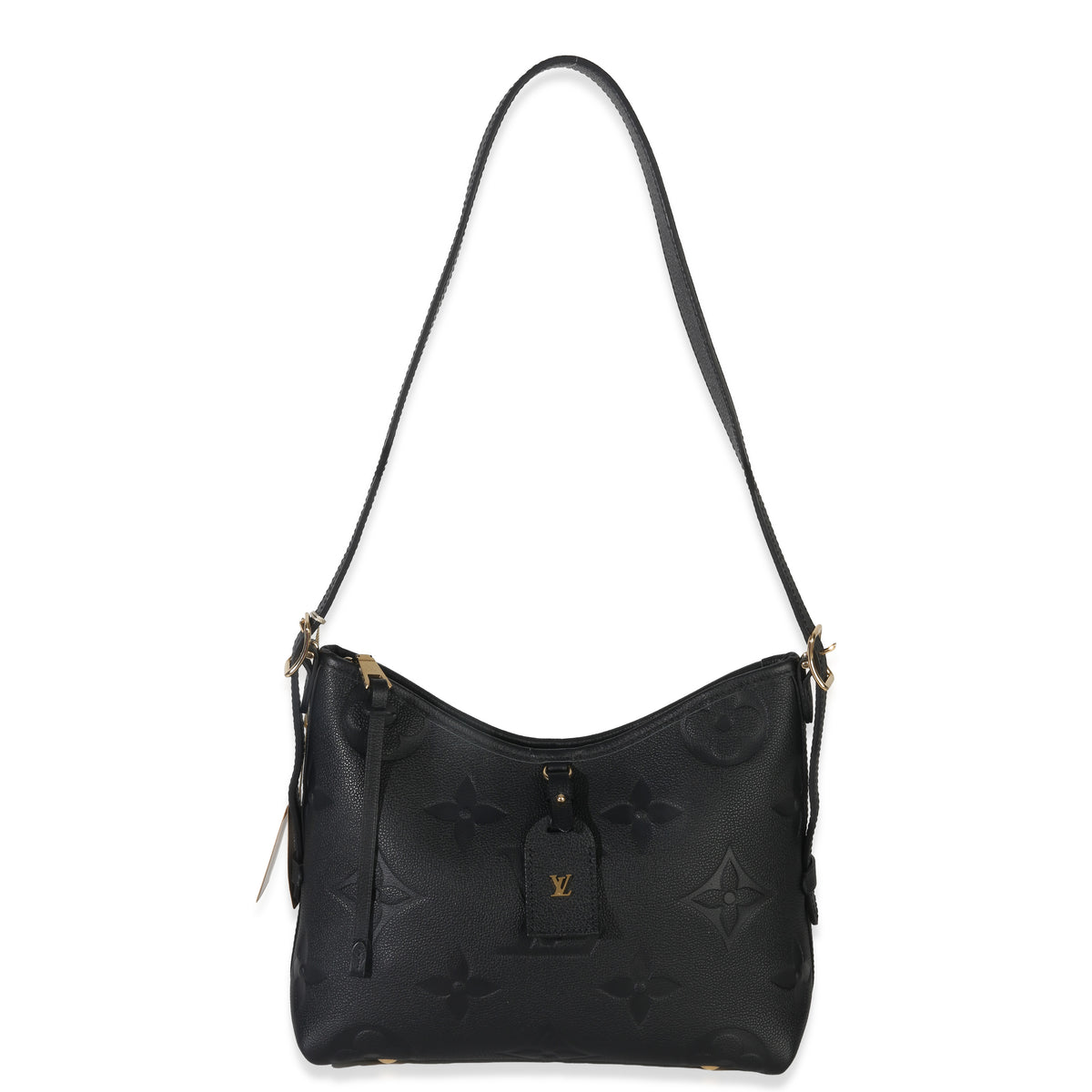 Louis Vuitton Black Giant Monogram Empreinte Carryall PM Handbag ad1