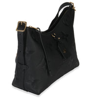 Louis Vuitton Black Giant Monogram Empreinte Carryall PM Handbag bv