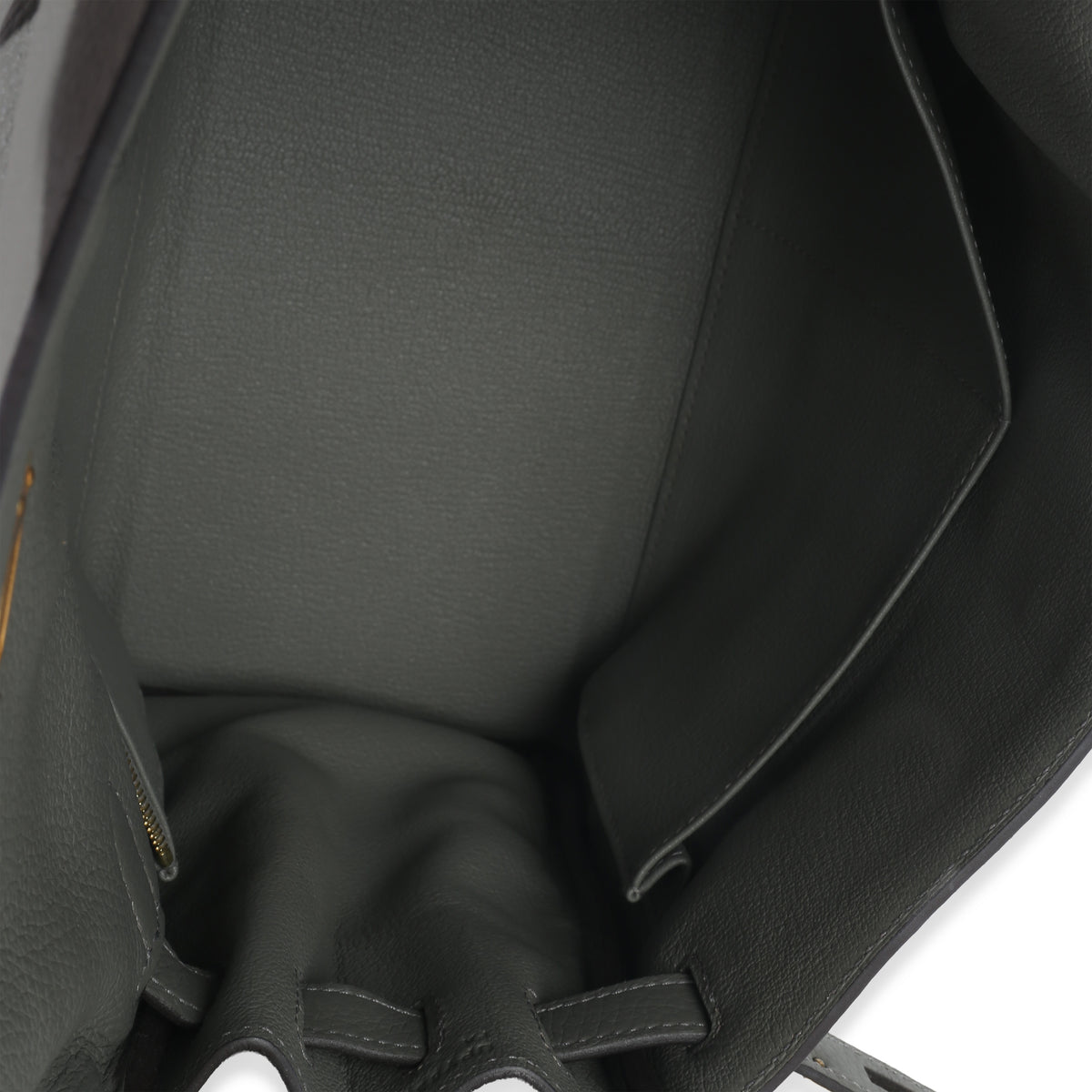 Hermès Gris Meyer Clemence Kelly 28 GHW Handbag ad1