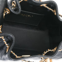 Chanel 26P Black Quilted Caviar Mini  25 Hobo Handbag Handbag ad2