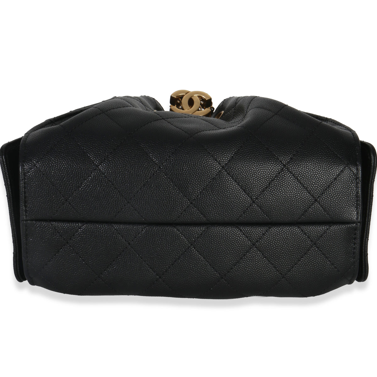 Chanel 26P Black Quilted Caviar Mini  25 Hobo Handbag Handbag box
