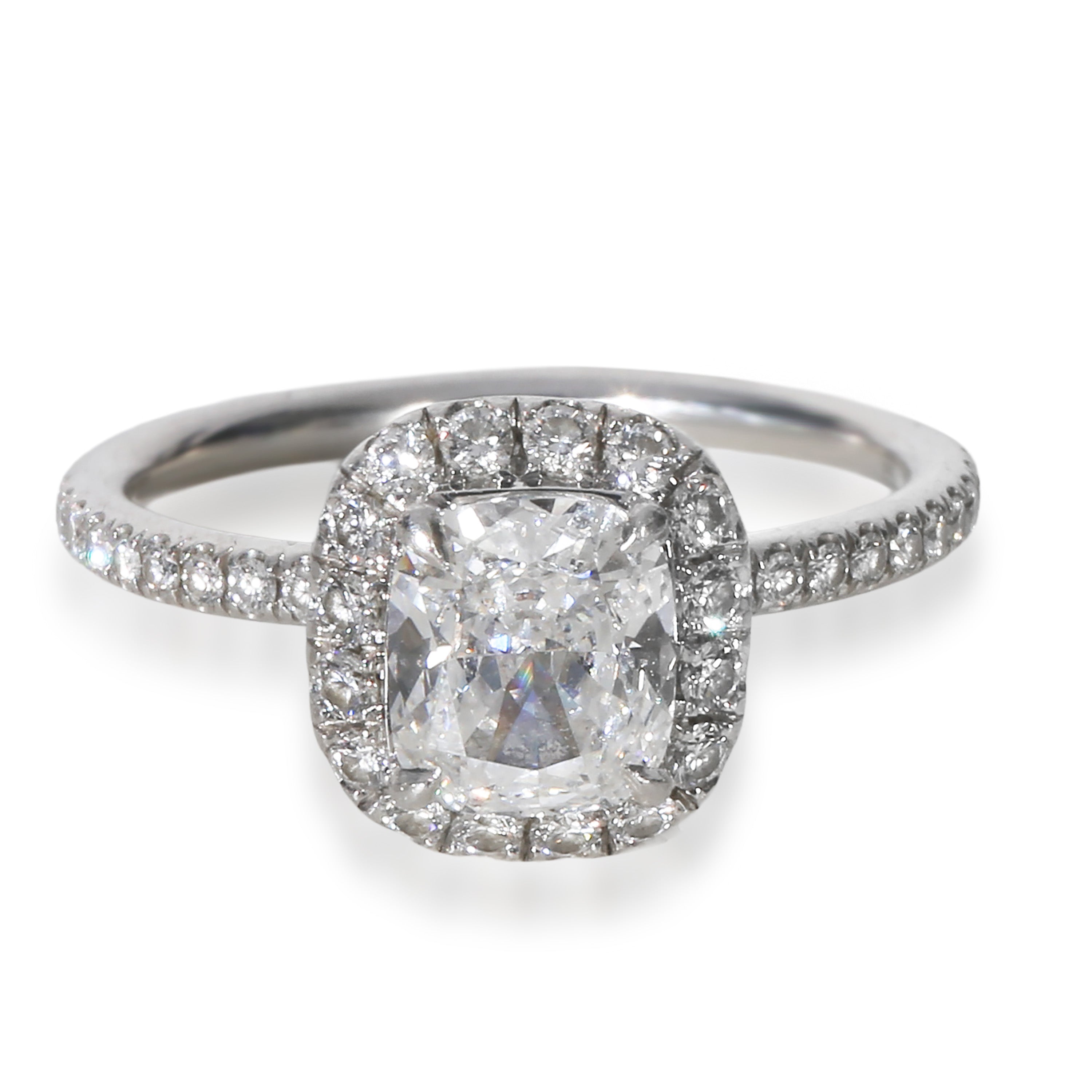 Harry Winston 1.03 ct Cushion Modified Diamond Engagement Ring fv