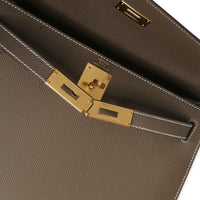 Hermès Etoupe Epsom Sellier Kelly 28 GHW Handbag ad1