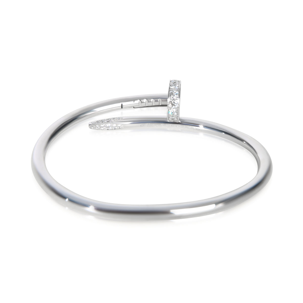 Cartier White Gold Diamond Juste Un Clou Bracelet pv