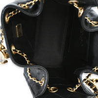 Chanel 26P Black Quilted Caviar Mini  25 Hobo Handbag Handbag ad1